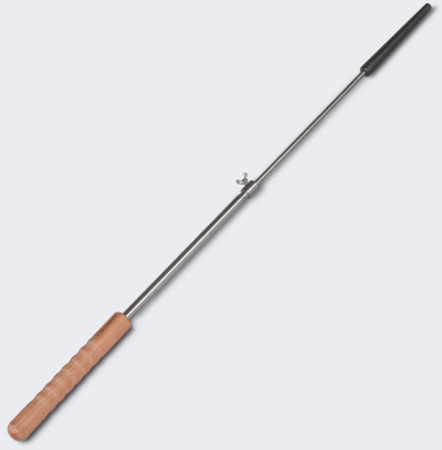 Стап за кампување Petromax Campfire Bread Skewer, врв од леано железо, долг