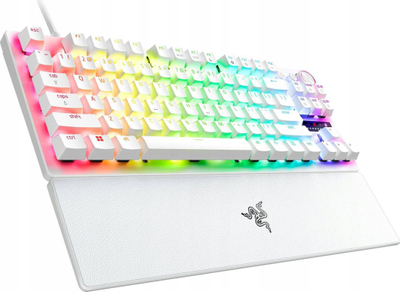 Тастатура Razer Huntsman V3 Pro TKL Analog, бел