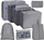 Set organizuesh udhëtimi Aptel, 8 pjesë, poliester, gri