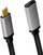 Kabllo USB LogiLink CUA0105, USB C në USB C, 0.5 m, USB 3.2 Gen 2, e zezë gri