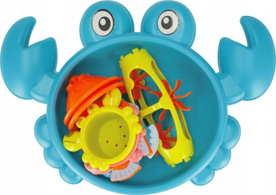 Lodër banje MEGA CREATIVE Bath Toy Crab, gaforre, shumëngjyrëshe