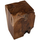 Stol katror druri teak natyral 30×30×40 cm (HM7721)