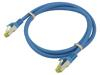 Kabllo rrjeti Goobay 69394, Cat 6a S/FTP, 1m, blu