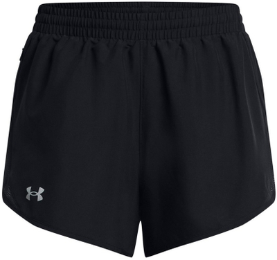Pantallona të shkurtra vrapimi Under Armour Fly By, për femra, poliester, të zeza