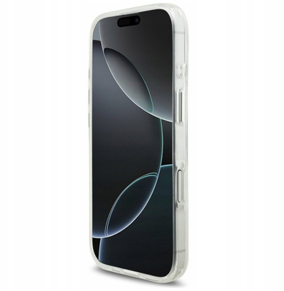 Kapak telefoni Karl Lagerfeld IML Karl RSG Logo MagSafe, për iPhone 17, transparent