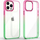 Futrollë MX Rainbow për iPhone 14 Pro, 6.1", e tejdukshme, kuqe me jeshile