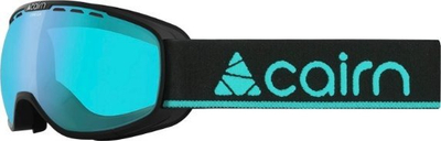 Syze ski Cairn Omega, xham sferik Cat 3, anti-fog, të zeza matte