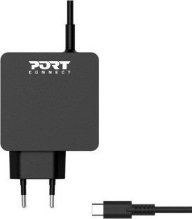 Karikues USB-C Port Connect, 45W, për laptop, i zi