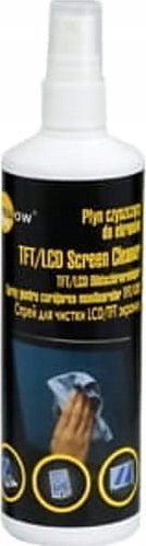Спреј за чистење екрани YellowOne TFT LCD, 250 ml, со микрофибер крпа, транспарентен