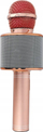 Mikrofon karaoke me Bluetooth CR58S HQ, me altoparlant, vend TF USB, ngjyrë gold