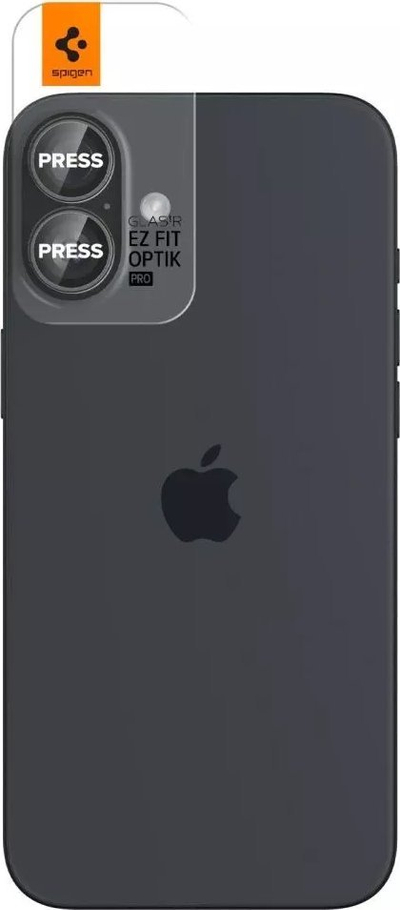 Mbrojtës kamere Spigen Glass TR EZ Fit Optik Pro, set me 2 copë, xham i temperum, transparent