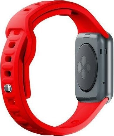 Rrip silikoni 3mk për Apple Watch 38 40 41mm, universal, i kuq