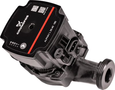 Pumpa za циркулација Grundfos Alpha 1 L 25/40, 25mm, нерѓосувачки челик, црна