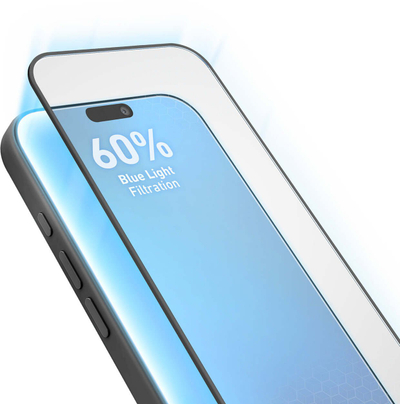 Заштитна фолија за екран SBS TEAPPLEYESIP1763, за iPhone 16 Pro и 17 Pro, филтер за сина светлина, транспарентна
