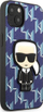 Mbështjellës telefoni Karl Lagerfeld KLHCP13SPMNIKBL, për iPhone 13 mini, hardcase, blu