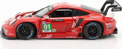 Maket makine Bburago Porsche 911 RSR #91, 1/24, diecast, shumëngjyrëshe