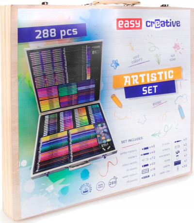 Set kreativ vizatimi Creative Art Set EASY, 288 pjesë, shumëngjyrësh