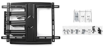 Mbajtëse muri për TV Nedis TVWM6550BK, 37-80", 50 kg, e zezë