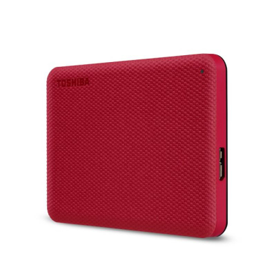 Disk i jashtëm Toshiba Canvio Advance, 4TB, 2.5", USB 3.2, i kuq