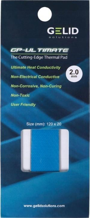 Термичка перница Gelid Solutions GP-Extreme TP-GP05-D, 120 x 20 mm, дебелина 2.0 mm, 12 W