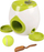 Lodër interaktive për qen Dt Wilson Fetch and Treat, me top tenisi, 18cm, jeshile e bardhë