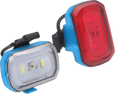 Set drita USB Blackburn Click, 60 lumens, 20 lumens, të kaltra