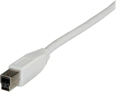 Kabllo USB Multicomp Pro 11.99.8870, USB 3.0 Type A me B, 1.8m, e bardhë