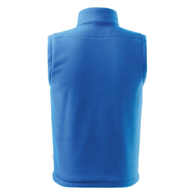 Jelek fleece unisex Next, 100% poliester, me zinxhir, blu e çelët