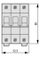 Ndërprerës Eaton FAZ-D25/3 3P D, 25 A, 15 kA