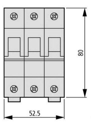 Ndërprerës Eaton FAZ-D25/3 3P D, 25 A, 15 kA