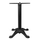 Bazë tavoline HM CAST IRON BASE HM407, 58x58x76 cm, gize, e zezë mat