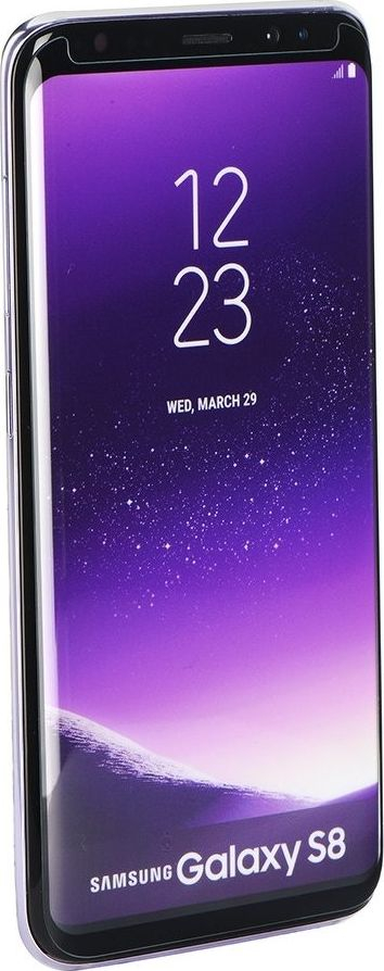Xham mbrojtës 5D për Samsung Galaxy S9, xham i temperuar, mbulim i plotë, me kornizë të zezë