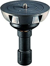 Adapter për kokë tripodi Manfrotto, për tas 100mm, alumin, i zi