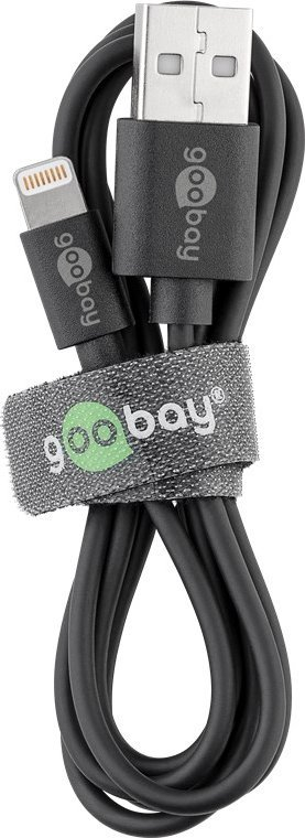 Karikues Wentronic Goobay Apple Lightning, 5W, 1A, ngjyrë e zezë