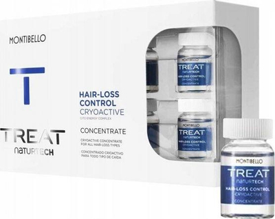Trajtim kundër rënies së flokëve Montibello Treat Naturtech Cryoactive, koncentrat, 70 ml
