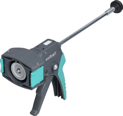 Pistole silikoni Wolfcraft MG310 Compact, për fishek 310 ml, drip stop, gri
