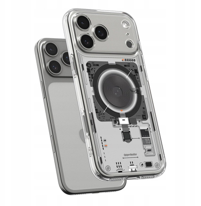 Kapak telefoni Spigen Ultra Hybrid MagSafe, për iPhone 17 Pro, portokalli