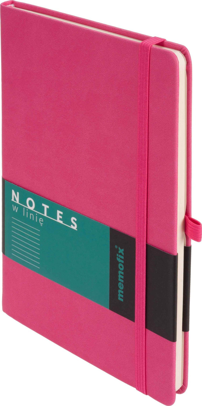 Fletore Antra Notes Memofix A5 me vija, kapak me eko-lëkurë