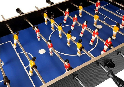 Tabelë futbolli Import leantoys, me rrota, e hirtë