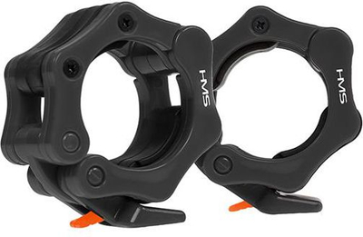 Klecka sigurie për shufër HMS ZG1000, set 2 copë, diametër 5 cm, e zezë