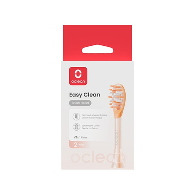 Kokë furçe zëvendësuese Oclean Easy Clean, për Oclean Ease, me pastrues gjuhe, ngjyrë portokalli
