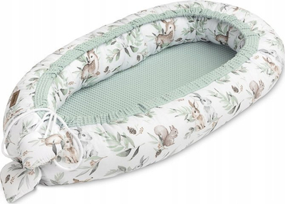 Гнездо за бебе Sensillo Cocoon Nest Swaddle Waffle, 80x45 cm, беж