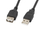 Kabllo Lanberg, USB A / USB A, 0.7 m, e zezë