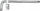 Dorezë L Rockforce RF-8154260, 1/2", 260 mm, metal