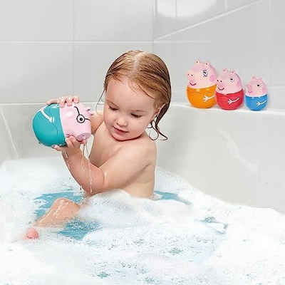 Lodër figurina Peppa Pig Nesting Family, set me ujë, shumëngjyrëshe