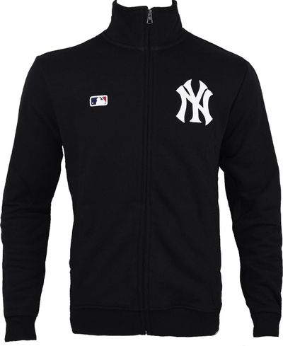 Xhaket sporti për burra 47 Brand MLB Helix NEYYAN, me zinxhir, jakë të ngritur, e zezë