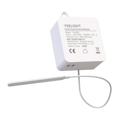 Modul ndriçimi smart Yeelight Smart Dual Control, 2 kanale, kontroll përmes aplikacionit, i bardhë