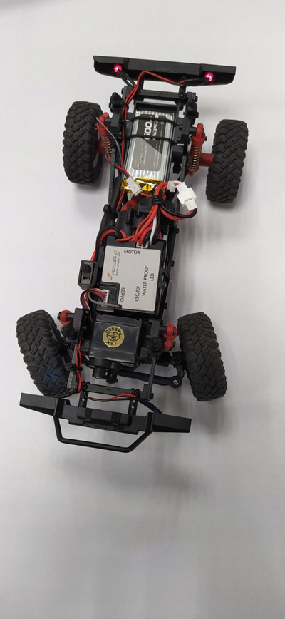 RC машина Amewi AMX Rock Crawler AM24 1:24, 4WD, ЛЕД, повеќебојна