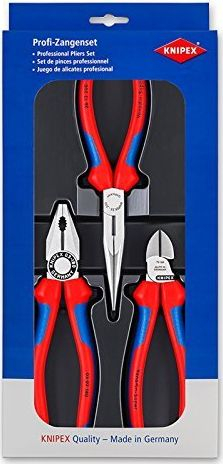 Set pensesh Knipex 00 20 11, 3 pjesë, dorezë shumëkomponentëshe
