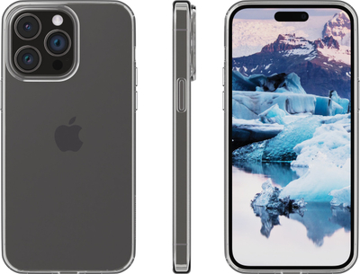 Futrollë Dbramante1928 Greenland për iPhone 15 Pro, nga plastikë e ricikluar, e tejdukshme